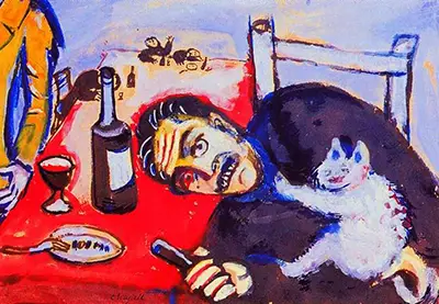 Man at Table Marc Chagall